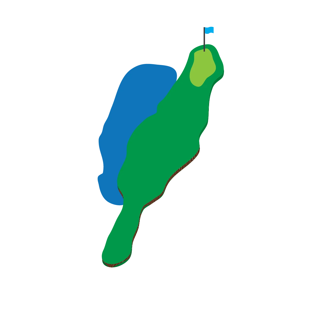 Hole 1 layout