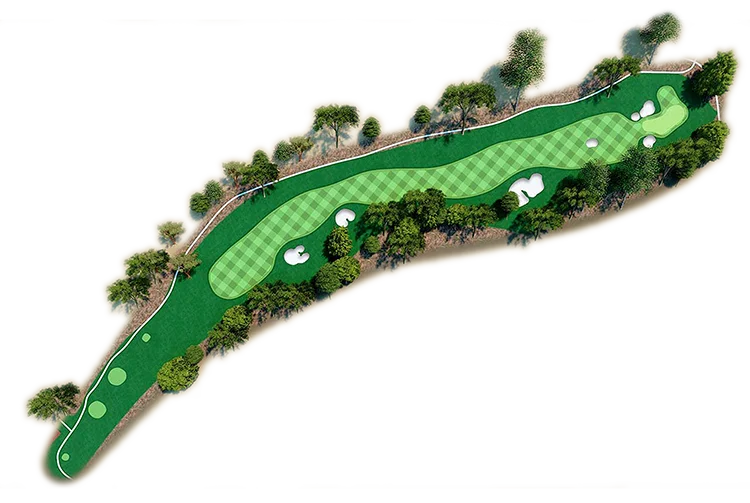 Hole 1 layout